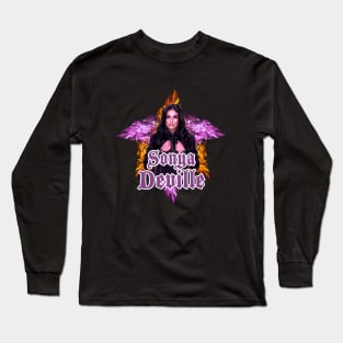 Sonya Devile // WWE FansArt Long Sleeve T-Shirt